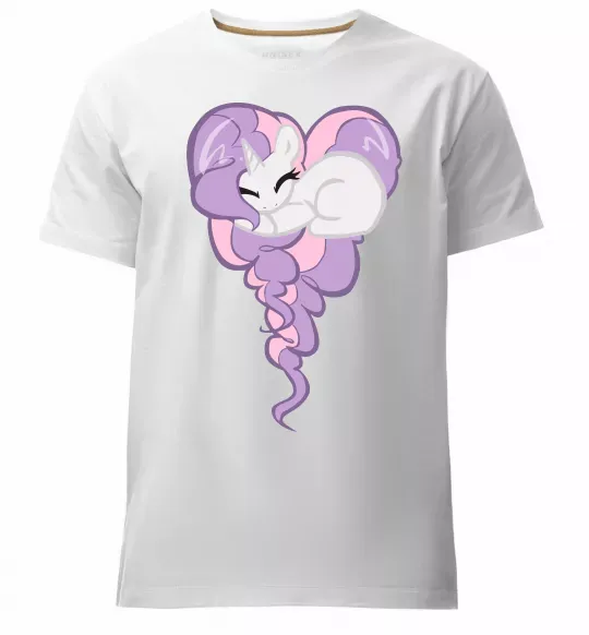 Чоловіча преміум футболка Pony dream heart Білий фото