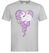 Чоловіча футболка Pony dream heart Сірий фото