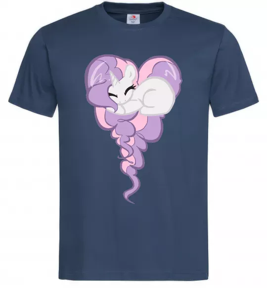 Чоловіча футболка Pony dream heart Темно-синій фото