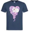 Чоловіча футболка Pony dream heart Темно-синій фото