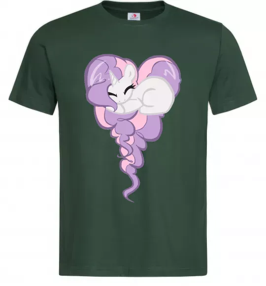 Чоловіча футболка Pony dream heart Темно-зелений фото