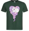 Чоловіча футболка Pony dream heart Темно-зелений фото