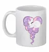 Чашка керамическая Pony dream heart Белый фото
