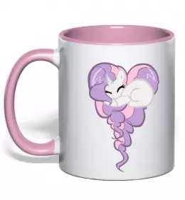 Чашка с цветной ручкой