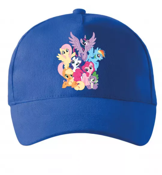 Кепка Ponies Ярко-синий фото