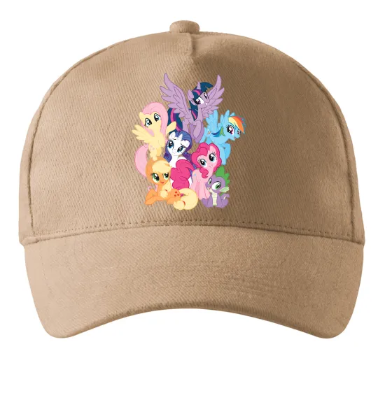 Кепка Ponies Пісочний фото