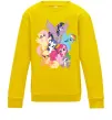 Детский Свитшот Ponies Солнечно желтый фото