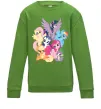 Детский Свитшот Ponies Лаймовый фото