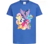 Дитяча футболка Ponies Яскраво-синій фото