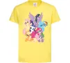 Дитяча футболка Ponies Лимонний фото