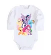 Дитячий бодік Ponies Білий фото