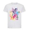 Дитяча футболка Ponies Білий фото