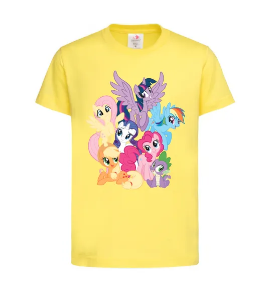 Дитяча футболка Ponies Лимонний фото