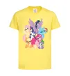 Дитяча футболка Ponies Лимонний фото