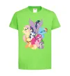 Дитяча футболка Ponies Лаймовий фото
