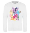 Світшот Ponies Білий фото