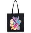 Эко-сумка Ponies Черный фото