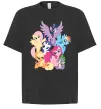 Футболка Оверсайз Ponies Черный фото