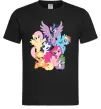 Мужская футболка Ponies Черный фото