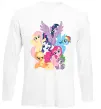 Лонгслив Ponies Белый фото