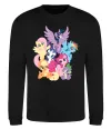 Свитшот Ponies Черный фото