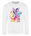 Свитшот Ponies Белый фото