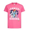 Дитяча футболка Ponies have more fun Яскраво-рожевий фото