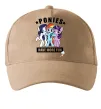 Кепка Ponies have more fun Пісочний фото