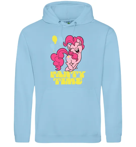 Женская толстовка (худи) Party time pony Голубой фото