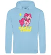 Женская толстовка (худи) Party time pony Голубой фото