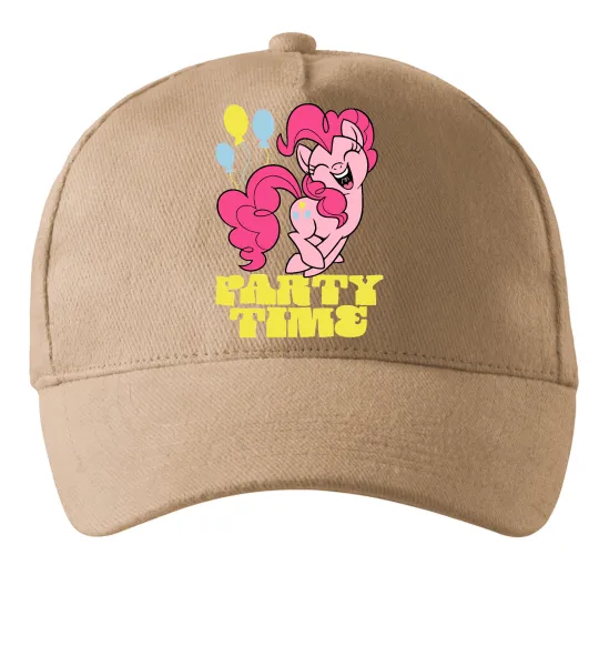 Кепка Party time pony Песочный фото