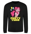 Світшот Party time pony Чорний фото