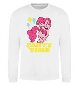 Світшот Party time pony Білий фото