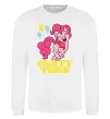 Світшот Party time pony Білий фото