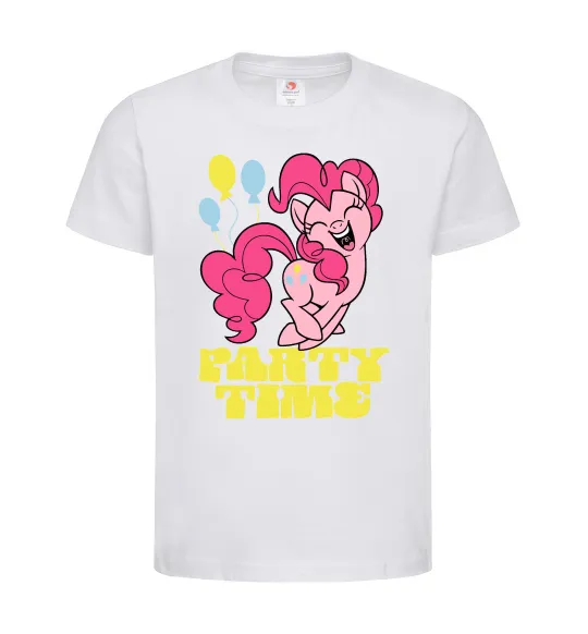 Детская футболка Party time pony Белый фото