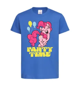 Детская футболка Party time pony Ярко-синий фото
