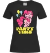Женская футболка Party time pony Черный фото