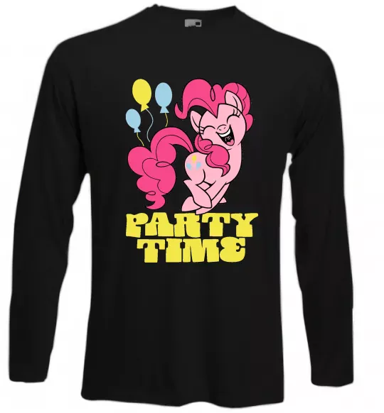 Лонгслив Party time pony Черный фото
