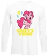 Лонгслив Party time pony Белый фото