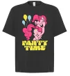 Футболка Оверсайз Party time pony Черный фото