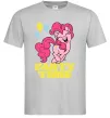 Чоловіча футболка Party time pony Сірий фото