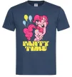 Чоловіча футболка Party time pony Темно-синій фото