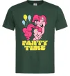 Чоловіча футболка Party time pony Темно-зелений фото