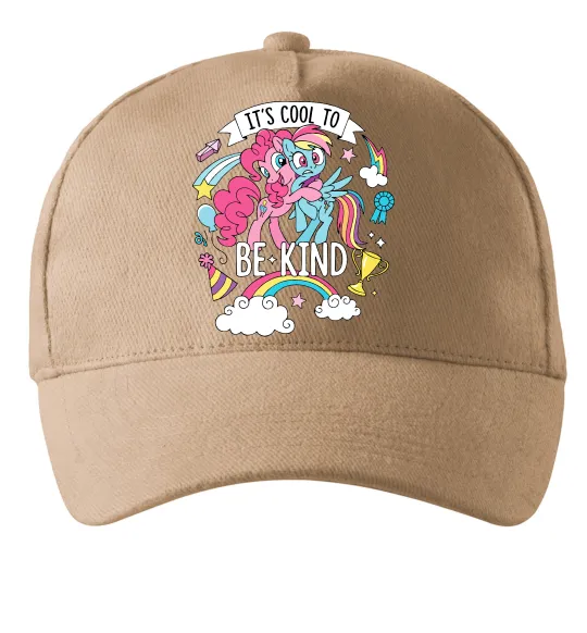 Кепка Cool to be kind Песочный фото