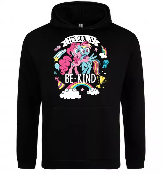 Чоловіча толстовка (худі) Cool to be kind Чорний фото