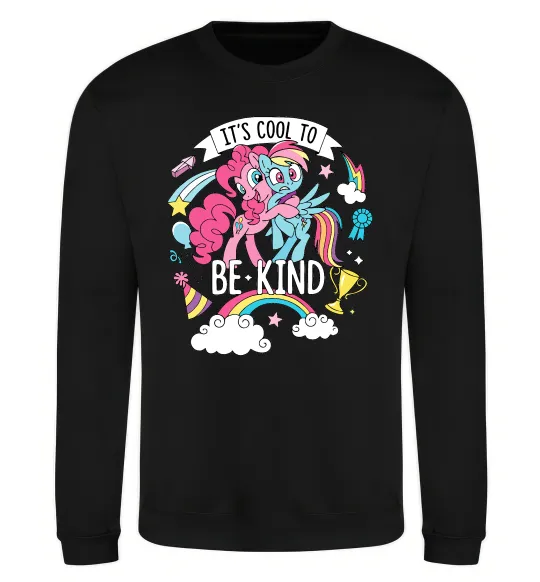 Свитшот Cool to be kind Черный фото