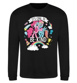 Світшот Cool to be kind Чорний фото