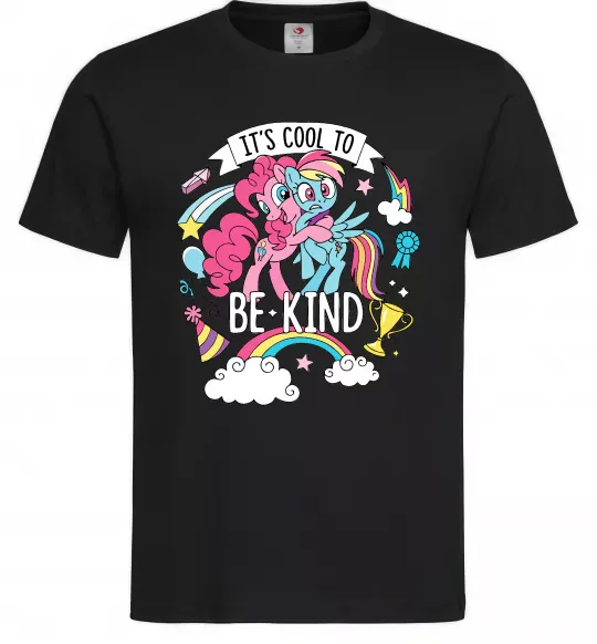 Мужская футболка Cool to be kind Черный фото