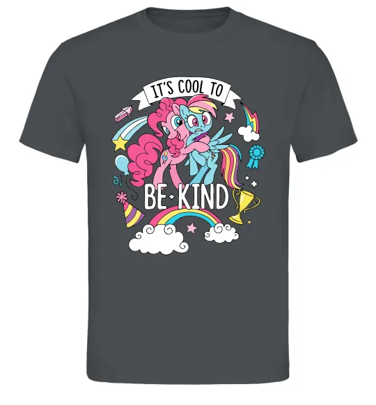 Мужская футболка Cool to be kind Графит фото