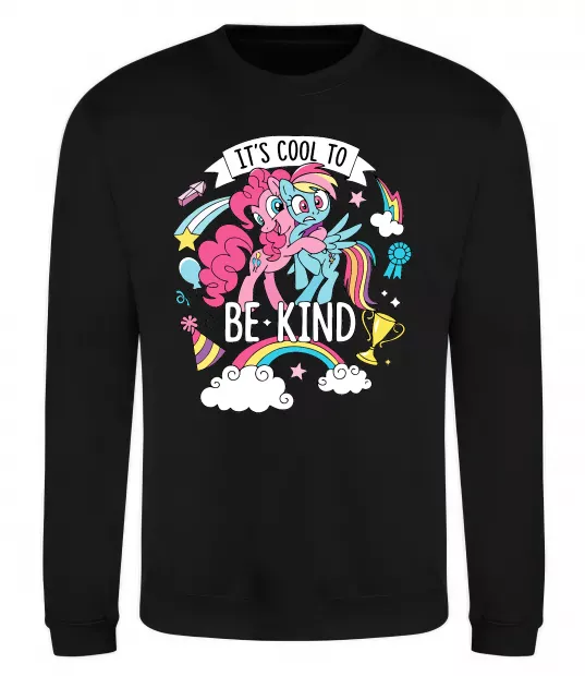 Свитшот Cool to be kind Черный фото